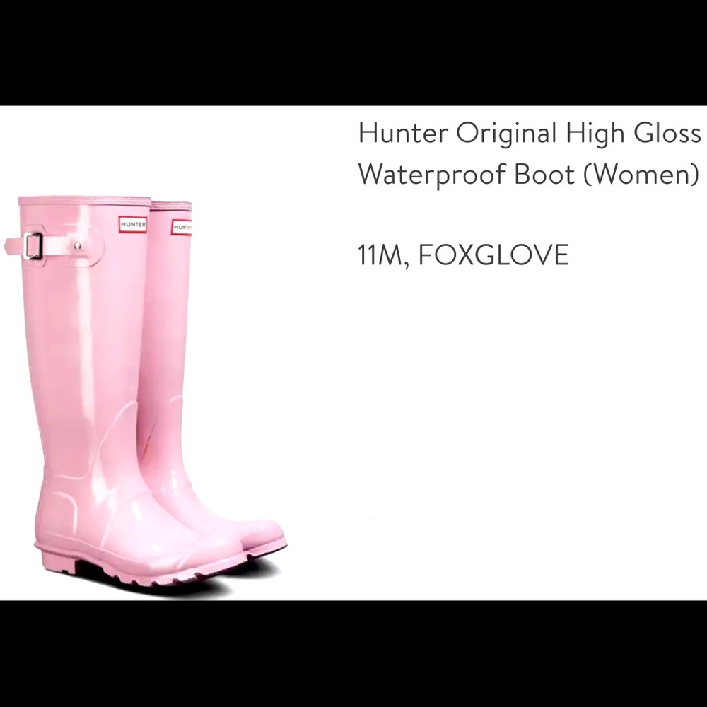Pink Hunter Boots